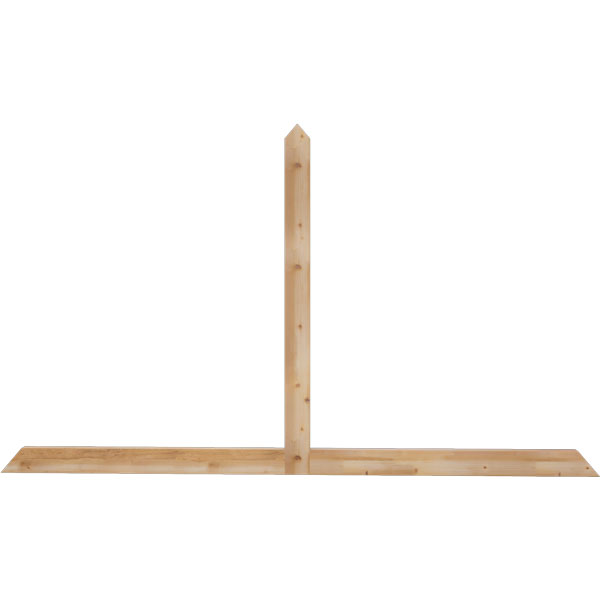 Ekena Millwork GBW084X49X0204POR00SWR