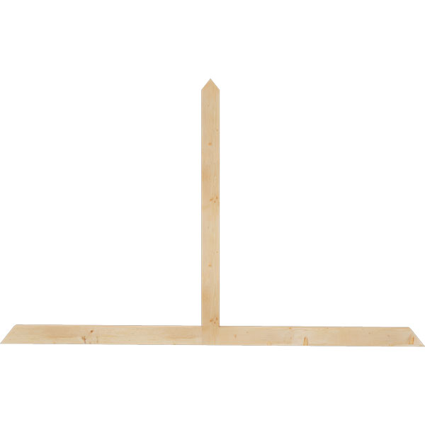 Ekena Millwork GBW084X53X0204POR00SDF