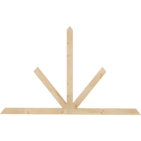 Ekena Millwork GBW084X53X0204SAR00SDF