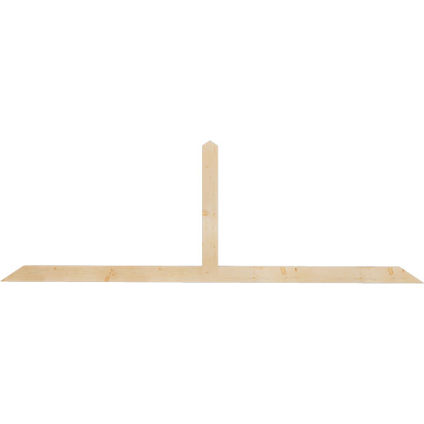 Ekena Millwork GBW096X32X0204POR00SDF