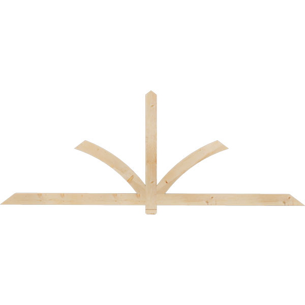 Ekena Millwork GBW096X36X0204RED00SDF