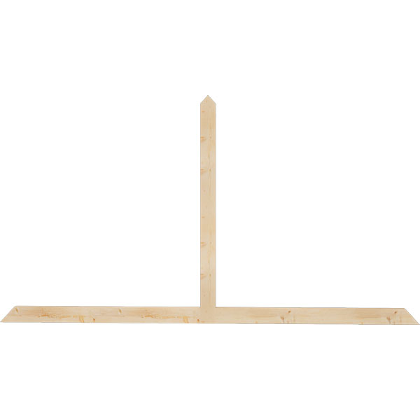 Ekena Millwork GBW096X52X0204POR00SDF