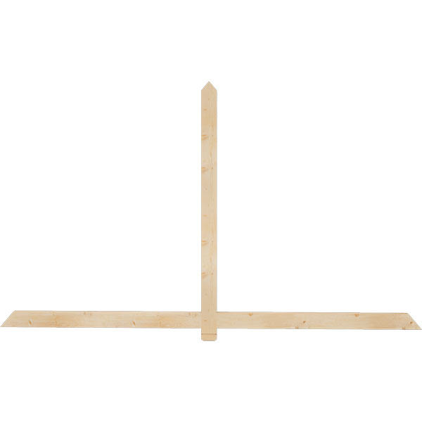 Ekena Millwork GBW096X56X0204EUG00SDF