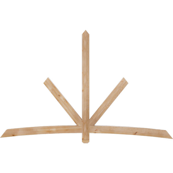 Ekena Millwork GBW096X60X0204ALB00RWR