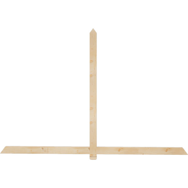 Ekena Millwork GBW096X64X0204EUG00SDF