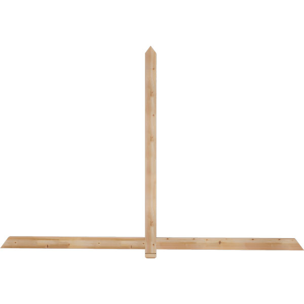 Ekena Millwork GBW096X64X0204EUG00SWR