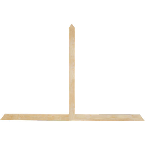Ekena Millwork GBW096X64X0204POR00RDF