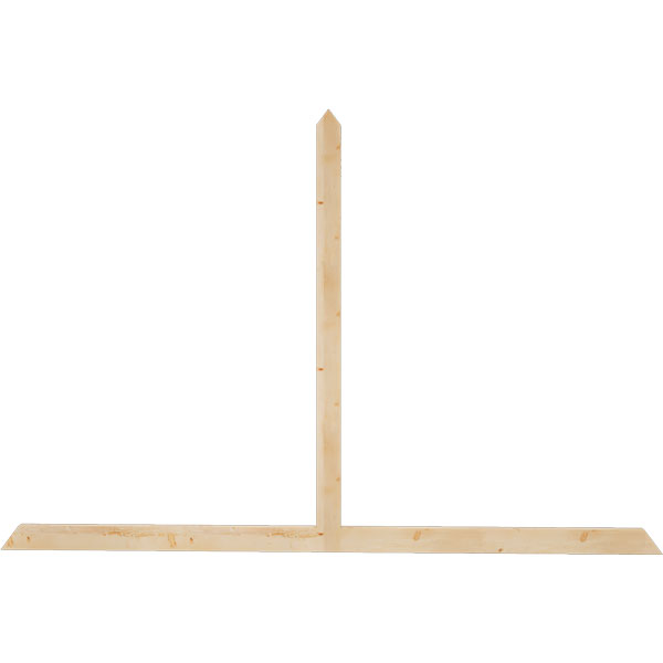 Ekena Millwork GBW096X64X0204POR00SDF