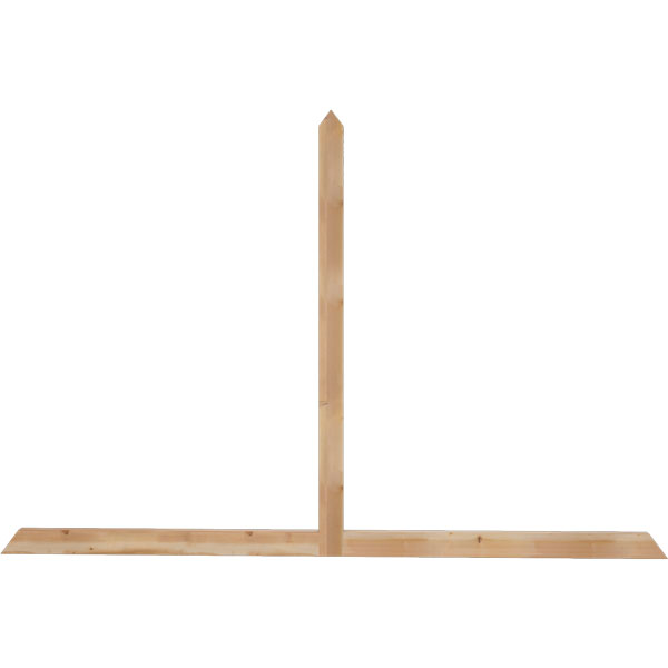 Ekena Millwork GBW096X64X0204POR00SWR