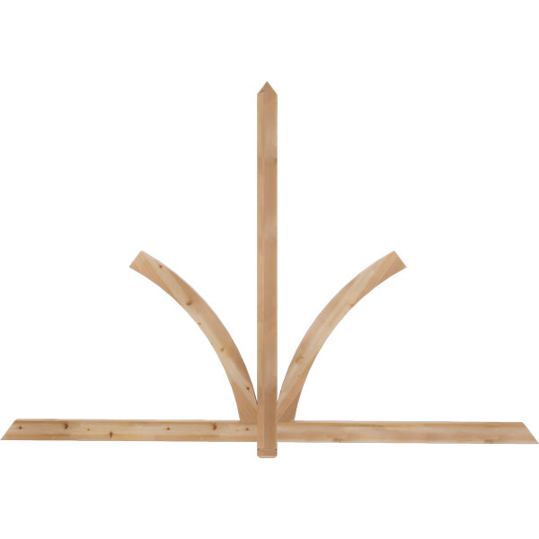 Ekena Millwork GBW096X64X0204RED00SWR