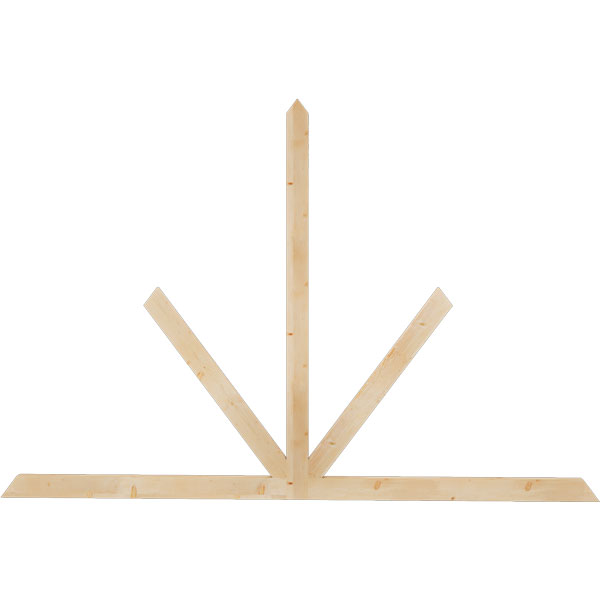 Ekena Millwork GBW096X64X0204SAR00SDF