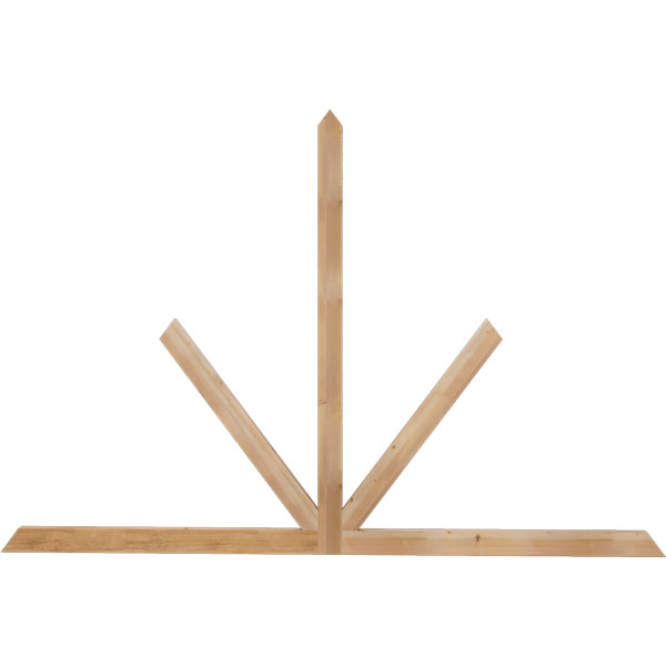 Ekena Millwork GBW096X64X0204SAR00SWR