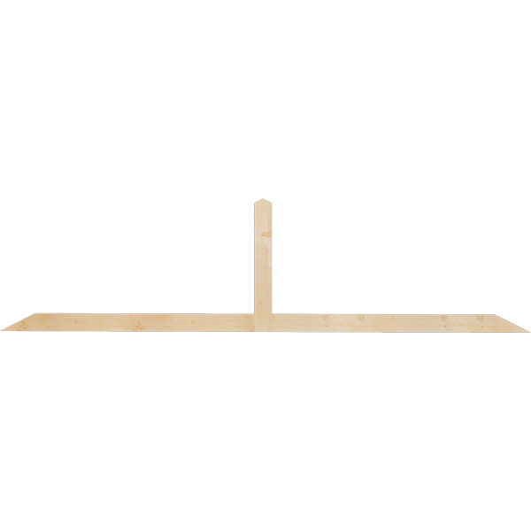 Ekena Millwork GBW108X27X0204POR00SDF