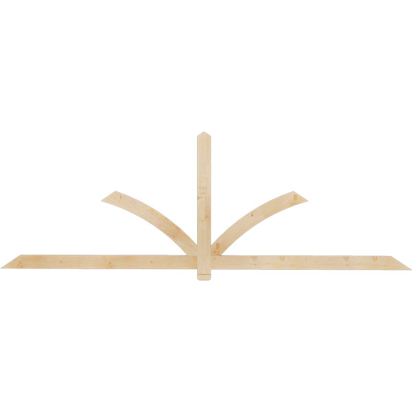 Ekena Millwork GBW108X36X0204RED00SDF
