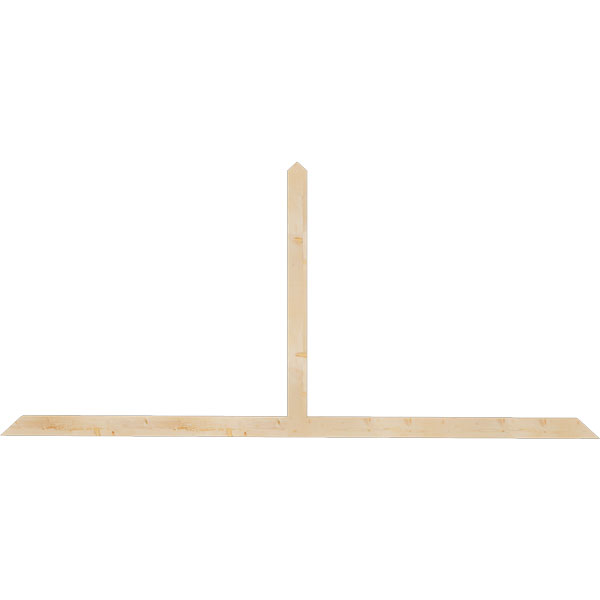 Ekena Millwork GBW108X49X0204POR00SDF