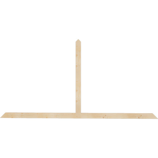 Ekena Millwork GBW108X54X0204POR00SDF