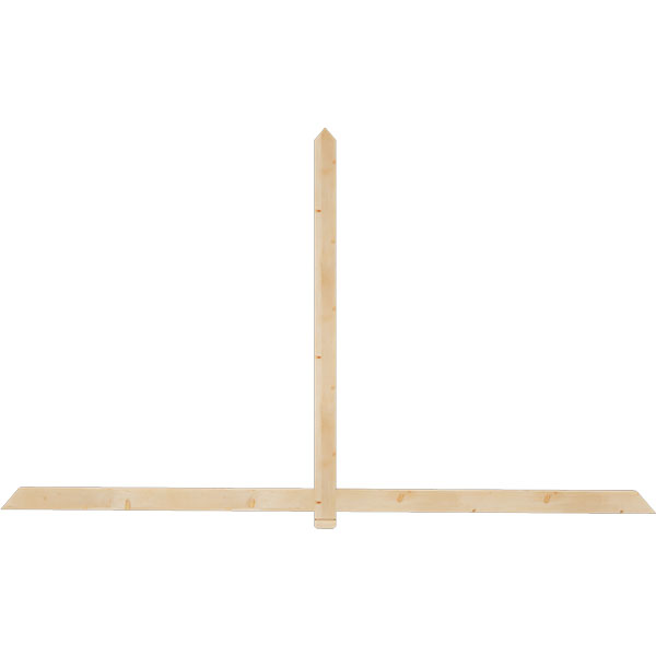 Ekena Millwork GBW108X63X0204EUG00SDF