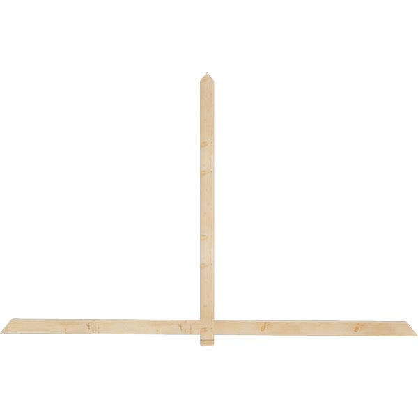 Ekena Millwork GBW108X68X0204EUG00SDF