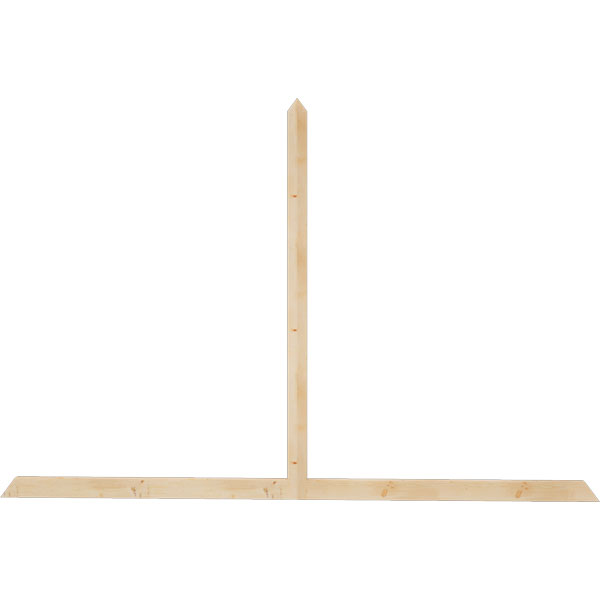 Ekena Millwork GBW108X72X0204POR00SDF