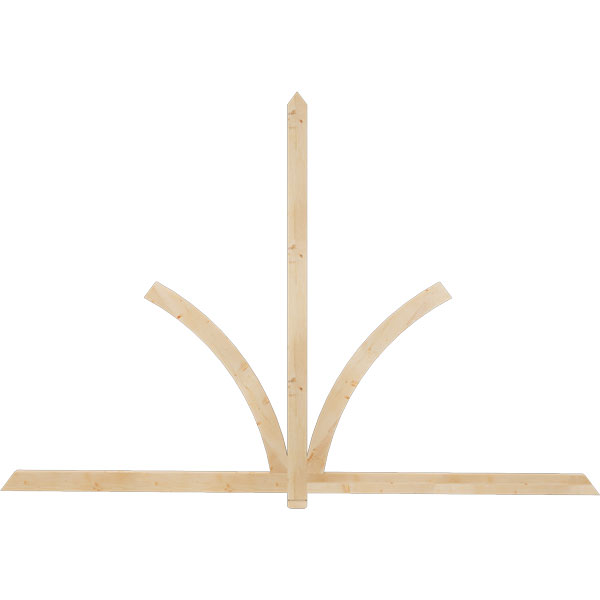 Ekena Millwork GBW108X72X0204RED00SDF