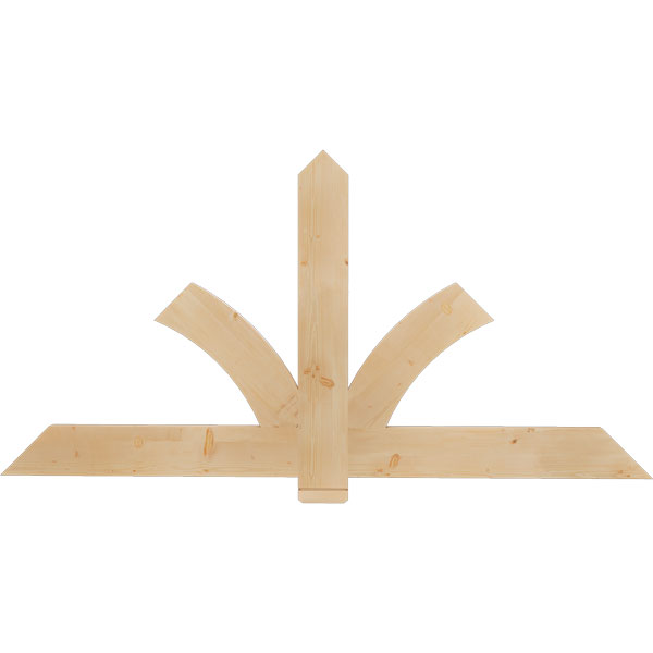 Ekena Millwork GBW072X36X0206RED00SDF