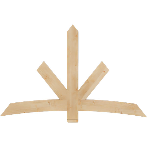 Ekena Millwork GBW072X45X0206ALB00SDF