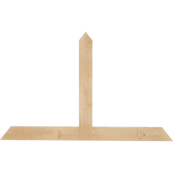 Ekena Millwork GBW072X45X0206POR00SDF