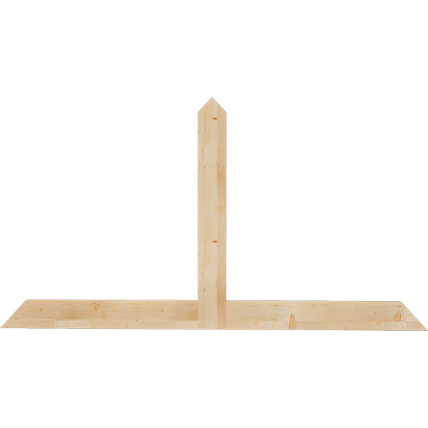 Ekena Millwork GBW084X45X0206POR00SDF