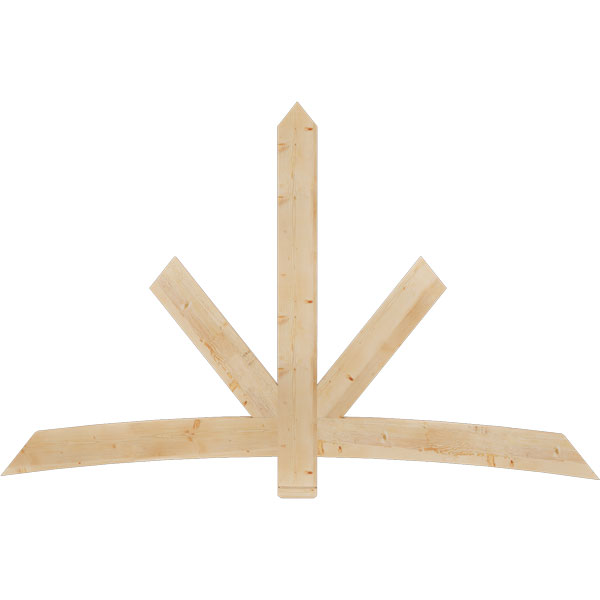 Ekena Millwork GBW084X53X0206ALB00SDF