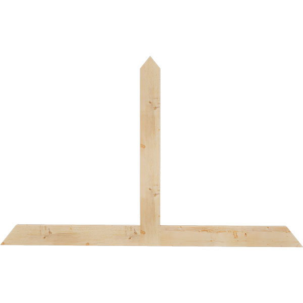 Ekena Millwork GBW084X53X0206POR00SDF