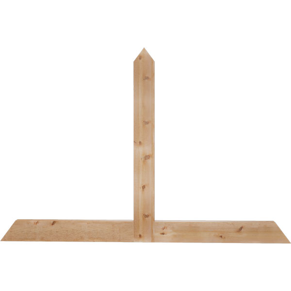 Ekena Millwork GBW084X56X0206POR00RWR