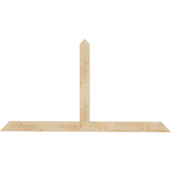 Ekena Millwork GBW096X52X0206POR00SDF