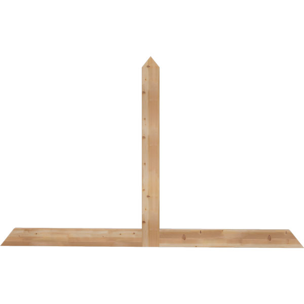 Ekena Millwork GBW096X60X0206POR00SWR