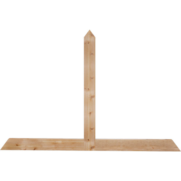 Ekena Millwork GBW096X64X0206POR00RWR
