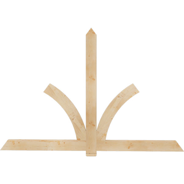 Ekena Millwork GBW096X64X0206RED00SDF