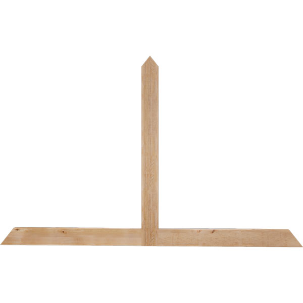 Ekena Millwork GBW108X68X0206POR00RWR