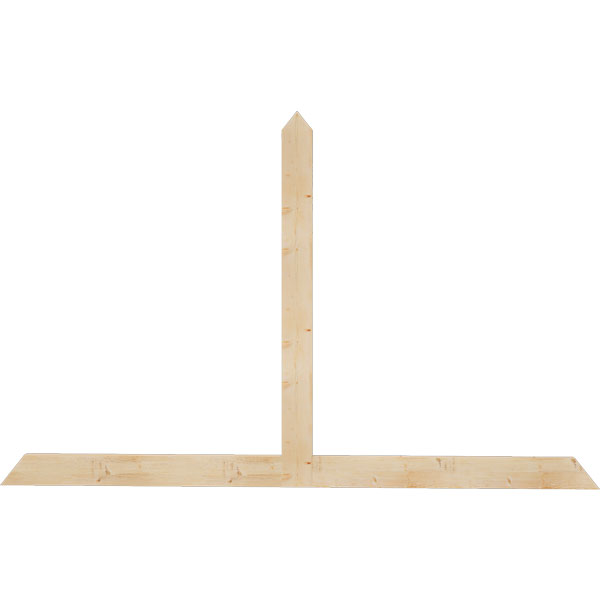 Ekena Millwork GBW108X68X0206POR00SDF