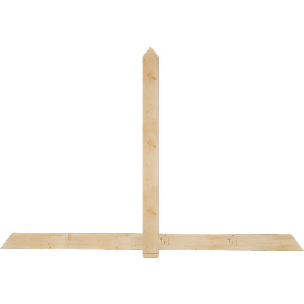 Ekena Millwork GBW108X72X0206EUG00SDF