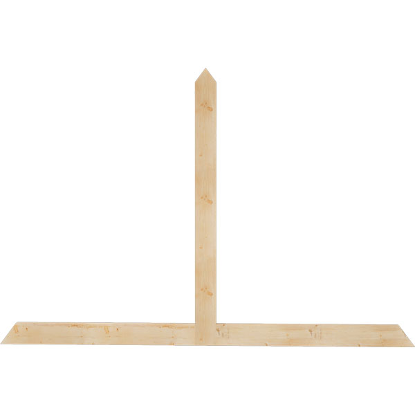 Ekena Millwork GBW108X72X0206POR00SDF