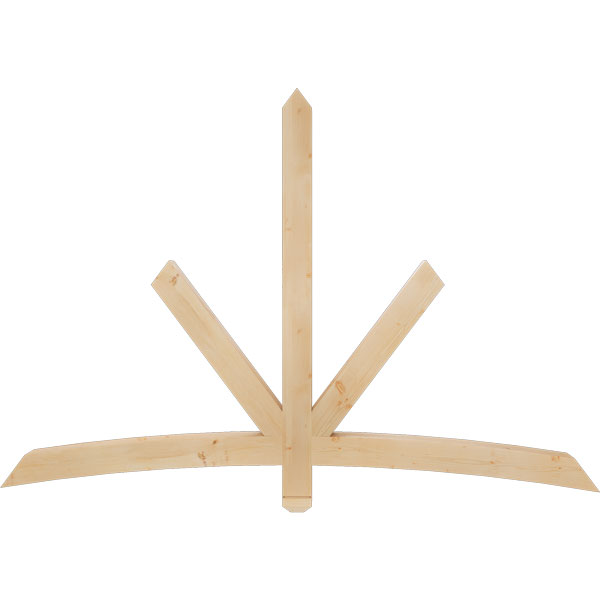 Ekena Millwork GBW072X48X0404ALB00SDF