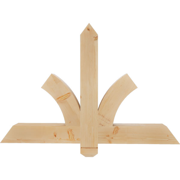 Ekena Millwork GBW036X24X0404RED00SDF