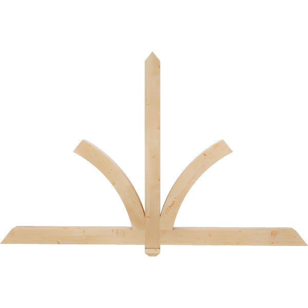 Ekena Millwork GBW072X45X0404RED00SDF