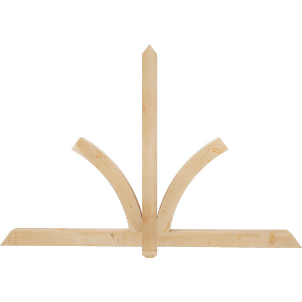 Ekena Millwork GBW072X48X0404RED00SDF