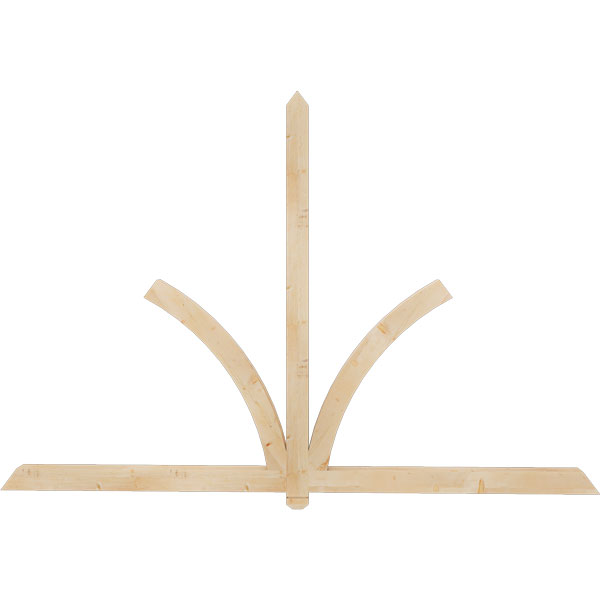 Ekena Millwork GBW096X64X0404RED00SDF