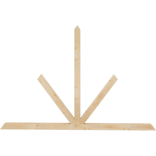 Ekena Millwork GBW096X64X0404SAR00SDF