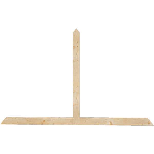 Ekena Millwork GBW084X53X0404POR00SDF