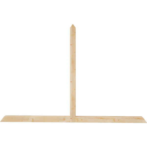 Ekena Millwork GBW096X64X0404POR00SDF