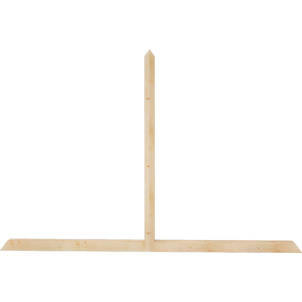 Ekena Millwork GBW108X72X0404POR00SDF