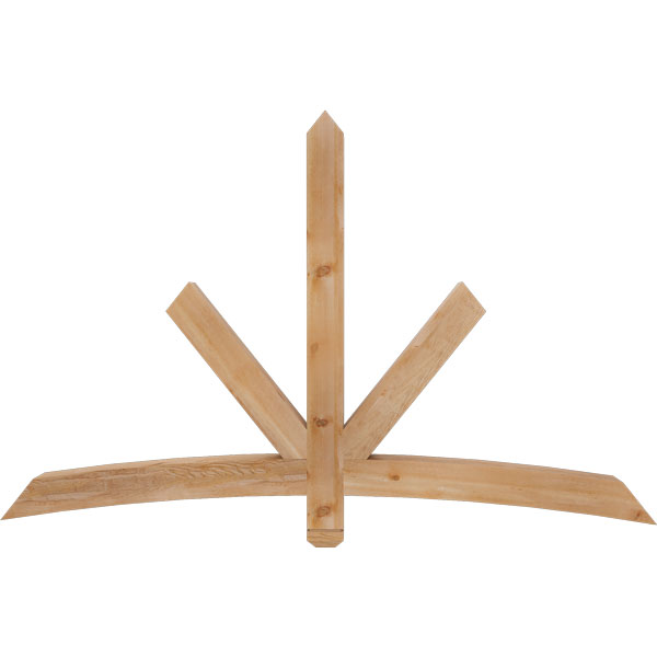 Ekena Millwork GBW072X45X0404ALB00RWR