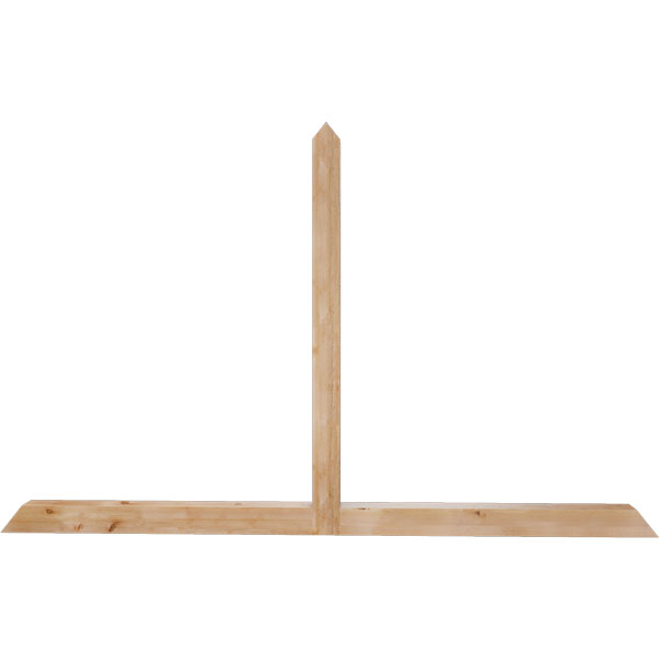 Ekena Millwork GBW096X60X0404POR00RWR
